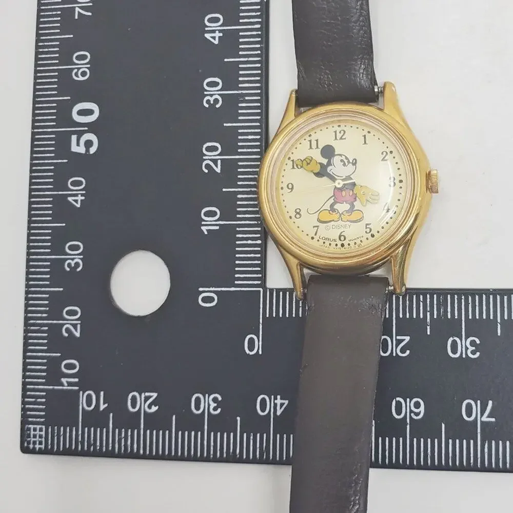Disney X Lorus Mickey Mouse VTG 80s Ladies Watch